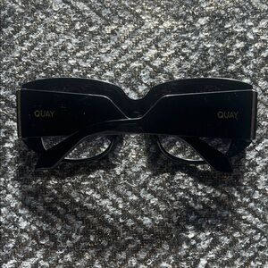 Quay Australia Sleek Black Glasses